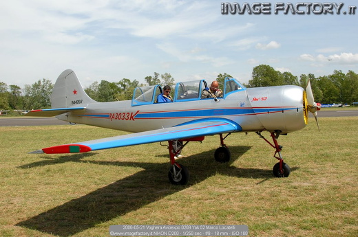 2006-05-21 Voghera Avioexpo 0269 Yak 52 Marco Locatelli